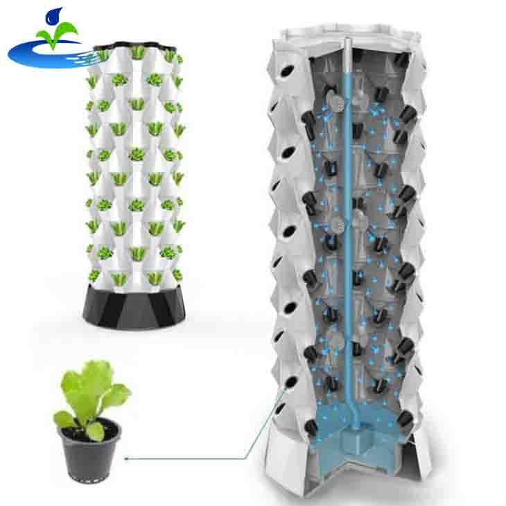 10-ระดับสวนไฮโดรโปนิกส์แนวตั้ง